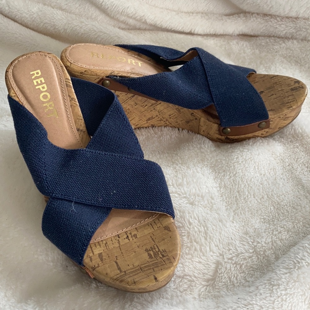 Report Wedge Sandals